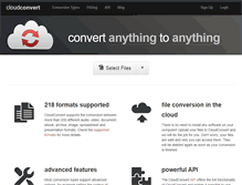 Tablet Screenshot of cloudconvert.com